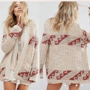 Free People Time and Again Cardigan in Natural